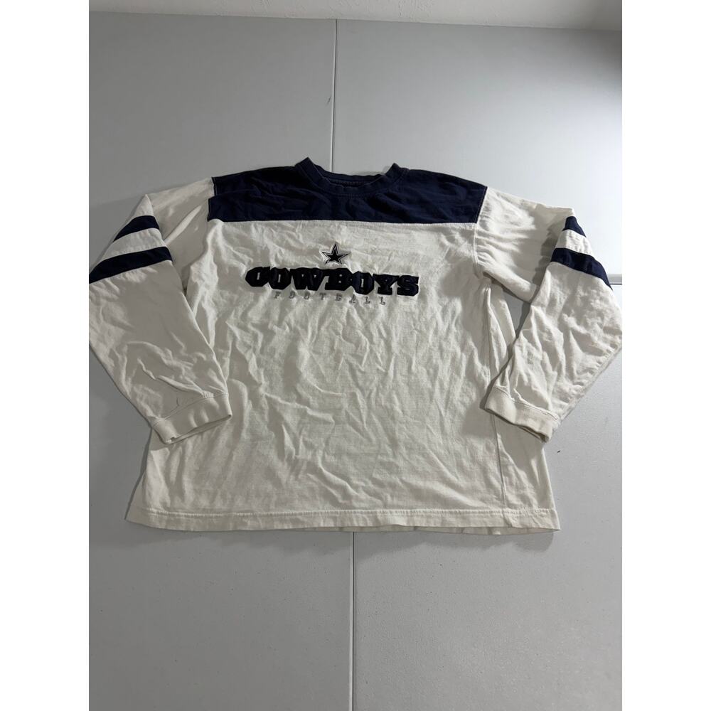 Dallas Cowboys Men’s Embroidered Long Sleeve Shirt Size Large